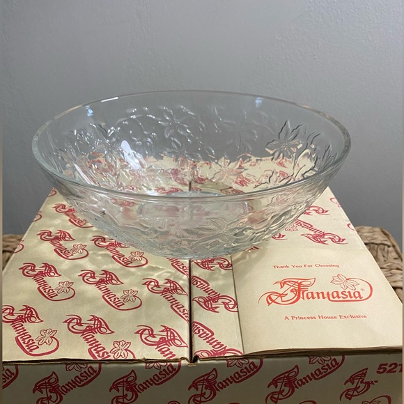 Vintage Princess House crystal bowl- 1989 Fantasia design. - Picture 1 of 5